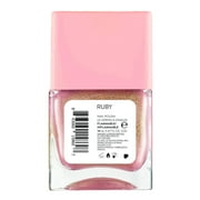 Nails.INC Quick Drying Nail Polish, Ruby, Pink Shimmer, 0.47 fl oz