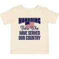 thumbnail image 3 of Inktastic Veterans Day Military Honoring Those Who Serve Boys or Girls Baby T-Shirt, 3 of 5