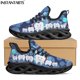 thumbnail image 1 of Zapatillas deportivas transpirables con dibujos de dientes de dentista para mujer, zapatos ligeros con cordones para mujer, zapatos de punto de malla, zapatos unisex para mujer, 1 of 6