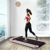 YODETEY Portable Treadmill Under Desk Walking Pad Flat Slim Treadmill with Lde Display & Sport App, Running Machine without Assembling
