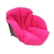 thumbnail image 2 of Cojín de silla de felpa, cojín de asiento de silla de escritorio, relleno grueso con soporte lumbar Rosa roja, 2 of 9