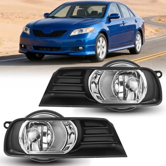 Pair Fog Lights With Wiring Kits For 2015-2017 Toyota Prius C – DOT/SAE, Halogen, Chrome Housing