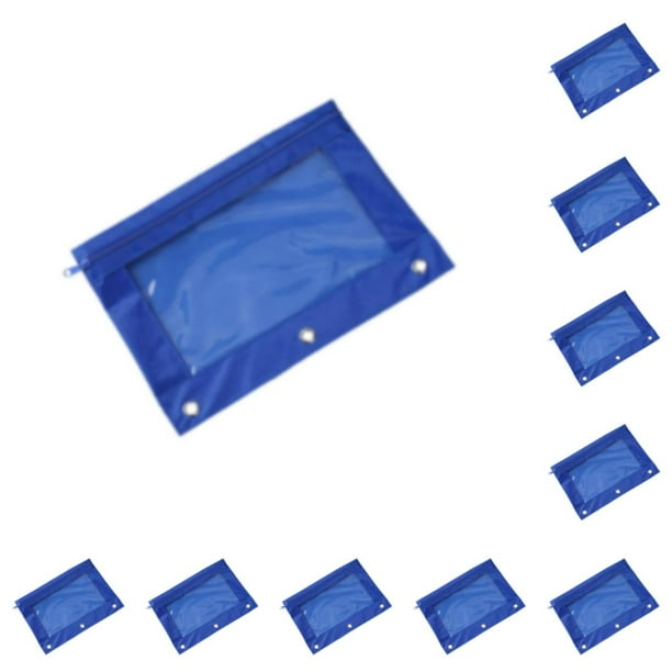 Bolsa de documentos Methold elegante y portátil para oficina y escuela 10Conjunto Azul