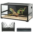 thumbnail image 3 of REPTI ZOO 40 Gallon Tempered Glass Reptile Large Terrarium Tank Reptile Terrarium 36"x18"x18", Easy Folding, 3 of 9