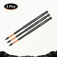 thumbnail image 3 of 3pcs 1/4" Hex Shank SQ2 Magnetic Head 6" Length Square Head Screwdriver Bits, 3 of 7