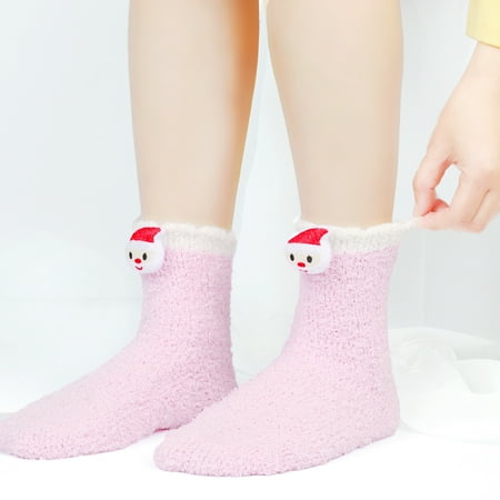 

Christmas decorations Stocking stuffers Purple Women Christmas Medium Tube Knee Socks Striped Garter Cute Accessories Christmas Party