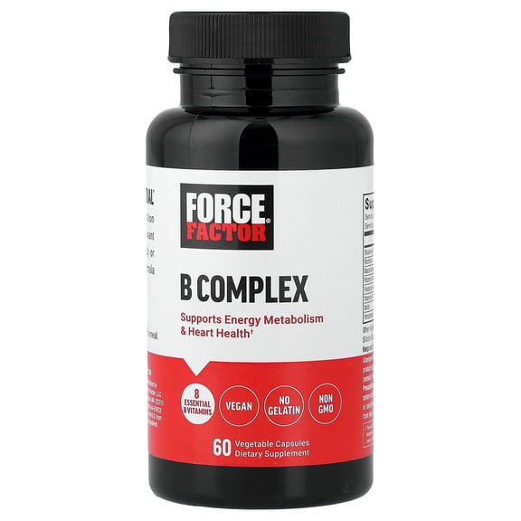 Force Factor B Complex, 60 Vegetable Capsules