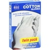 (2 pack) Cara Cotton Gloves, Medium, 2 Ct