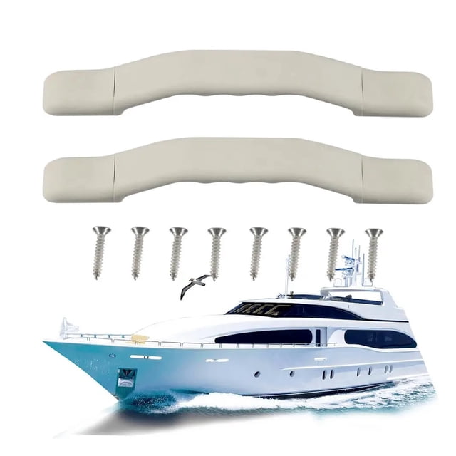 Door Grip Handle 2pcs RV Grip Handle For Drawer Door House Marine Door Replacement Grab For Golf Carts Travel Trailers Campers