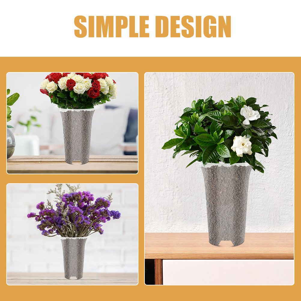 Raindrops 8pcs Gardening Plastic Flower Pots Orchid Flower Planters Garden Plant Pots Garden Supplies