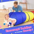 thumbnail image 2 of Moncoland Baby Tunnel Tent for Kids 1-3 Years Toddlers Crawl Tube Indoor Outdoor Polyester Toys, 2 of 7