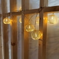 thumbnail image 3 of Funciona con pilas para el hogar, dormitorio, Navidad, fiesta, boda, decoración, Halloween, luces cálidas, 3 m, 20 LED, 3 of 4