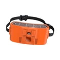 thumbnail image 4 of Ventilador de cintura multifuncional con pantalla digital LED, dispositivo portátil de refrigeración para verano. Semiconductor naranja, 4 of 9