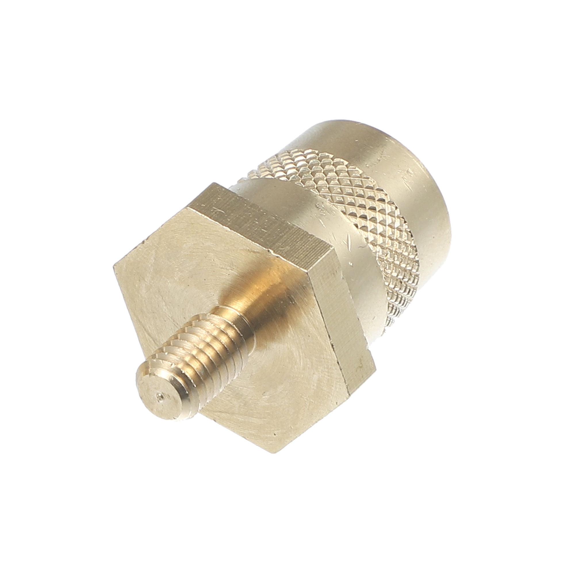 Unique Bargains M6 Battery Terminal Connector Brass Tone Post Adapter Stud Extender