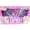 23 pc. Beauty Castle My Dream Castle Light Up and Music Playset Princess Playset Doll House Childrens Doll House Castle Pink and Purple Including Prince and Princess