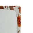 thumbnail image 3 of Ambesonne Floral Fitted Sheet, Art Autumnal Romance Flowers, King Size, Burnt Orange Umber and White, 3 of 5