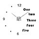 thumbnail image 3 of Reloj Decorativo de Pared Números Extraíbles DIY 3D Reloj Venta Liquidación Oficina Decoración para Regalos Negro Colco Reloj de pared con la etiqueta engomada del espejo, 3 of 8