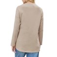 thumbnail image 3 of Women Long Sleeve T Shirt Casual Crew Neck Basic Top, 3 of 4