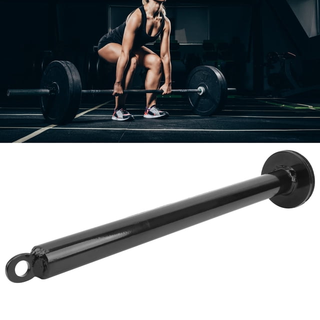 Peahefy 1Pcs Barbell Slice Loading Pin Pole Steel Weight Lifting Support Rod Accessories