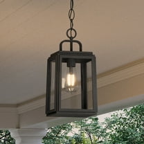Luxury Farmhouse Pendant, 15.375H x 7W, with Modern Farmhouse Style, Olde Bronze, UHP1383 by Urban Ambiance