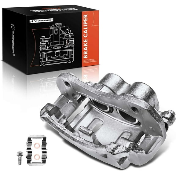 A-Premium Disc Brake Caliper with Bracket Compatible with Chevrolet Equinox 07-09 Captiva Sport 12-15 Pontiac Torrent 2007-2009 Front Driver Side