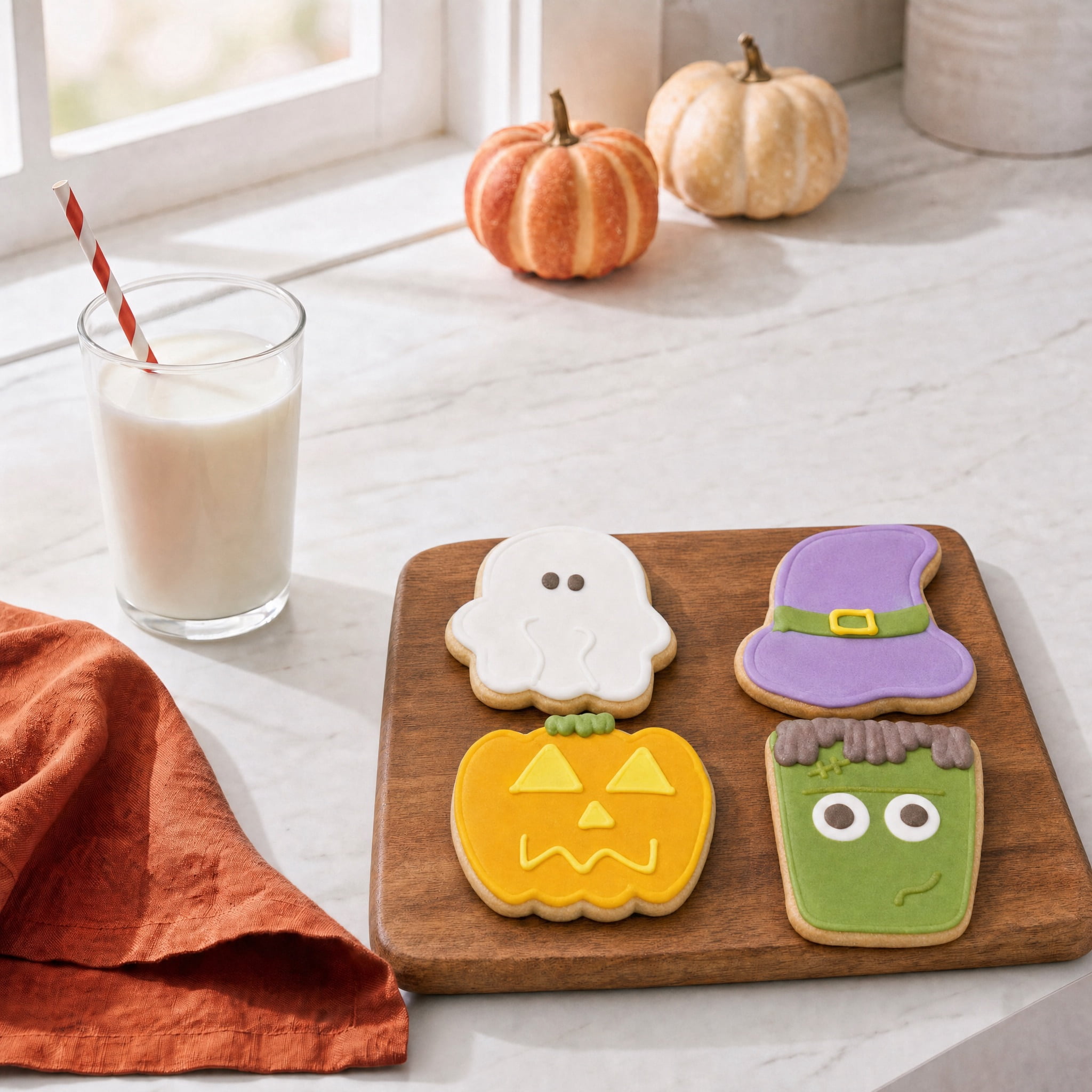Freshness Guaranteed Halloween Hand Decorated Sugar Cookie, 2.2 oz, 1 Count (Design May Vary)
