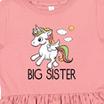 thumbnail image 4 of Inktastic Big Sister Unicorn Girls Toddler Dress, 4 of 5