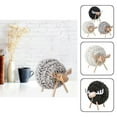 thumbnail image 1 of 12Pcs/Set Cups Coaster Heat-insulated Thick Socked Reindeer Shaped Holder Felt Table Coaster Set for Home, 1 of 8