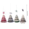 thumbnail image 3 of Falleo Clearance 4 Multilayered Round Beaded Christmas Tree Ornaments, 3 of 9