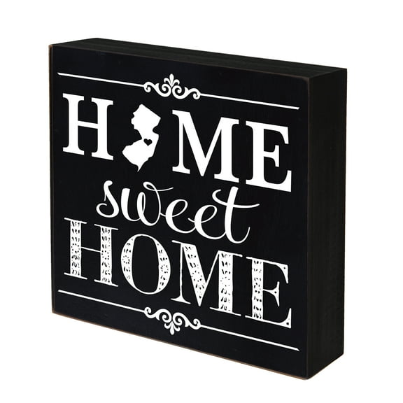 LifeSong Milestones 6x6 Shadow Box Black- New Mexico (Home Sweet Home)