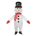 thumbnail image 2 of Disfraz Inflable Con Muñeco de Nieve, Disfraz Inflable de Larga Durabilidad Liviano Inflable 5.9 Pies para la Fiesta de Cosplay para Hallowmas, 2 of 7