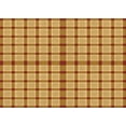 thumbnail image 1 of Ahgly Tapis Rectangulaire Orange Lavable en Machine, 7 Pieds x 10 Pieds, 1 of 7