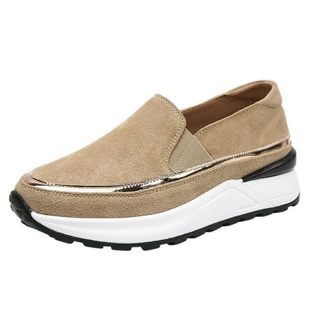 

Mackneog Leisure Shoes Flats Slipon Women s Outdoor Sneakers Breathable Casual Women s Casual Shoes Gift on Clearance
