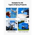 thumbnail image 6 of VEVOR Portable Paint Booth Tent,  115.35 x 115.35 x 71.26 inch Portable Garage Spray Tent, Waterproof Spray Booth with Foldable Frame Design & 2 Mesh Side Windows for Auto Parts, Furniture,Motorcycle, 6 of 9