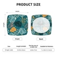 thumbnail image 6 of Lsque Tropical Leaves Printed Square Couch Cushion Covers, Floral Sofa Cushion Covers Replacement, Stretch Couch Covers for Couch-16.9in, 6 of 9