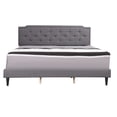 thumbnail image 4 of Glory Furniture Deb G1104-KB-UP King Bed - All in One Box , GRAY, 4 of 8