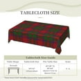 thumbnail image 6 of Rectangle Table Cloth, Scottish Clan Mackintosh Tartan Resistant Washable Tablecloth Decorative Table Cover for Dining, Indoor and Outdoor, 6 of 6