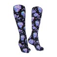thumbnail image 3 of Naloa flower Skull crystal High Stockings Women Thigh High Stockings Over Knee Long Stockings-One Size, 3 of 8