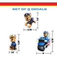 thumbnail image 5 of Paw Patrol Chase Decals - Set of 3 Chase Stickers for Kids and Adults - Vinyl Decals for Laptop, Tumbler, Water Bottle, Vehicles - Nickelodeon Stickers, 5 of 7