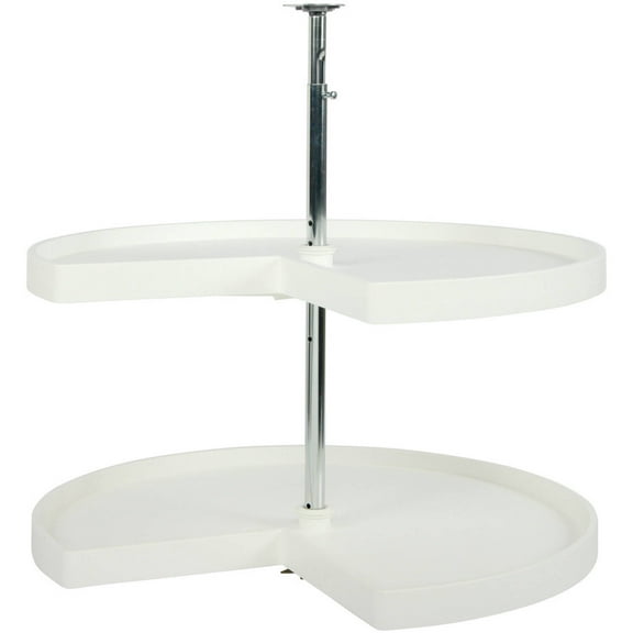 Knape & Vogt Real Solutions 28" 2-Shelf Kidney Shaped Lazy Susan