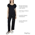 thumbnail image 3 of MeMoi Women's Cap Sleeve T-Shirt and Matching Pants Set - Womens - Female, 3 of 7