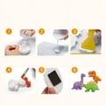thumbnail image 4 of FNNMNNR Gypsum color painting Kit creative handicraft  Arts and Crafts Set for Kids  Project Creative Activity DIY Toys Gift for Boys & Girls  with 7 Figurines  6 Paint Pots  much Brush, 4 of 7