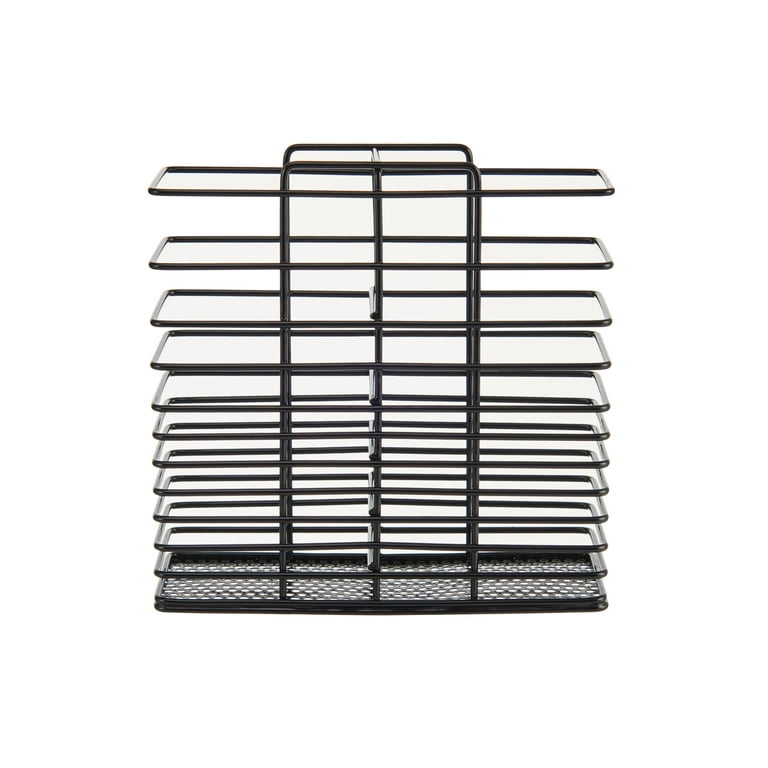 Chopping Block Board Storage Rack Multi-function Metal Pot Lid Rack Simple  Portable Durable 4 Compartments Organizer Accessories