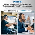 thumbnail image 3 of Auriculares Bluetooth Philips Trucker con micrófono, auriculares inalámbricos Trucker con cancelació, 3 of 7