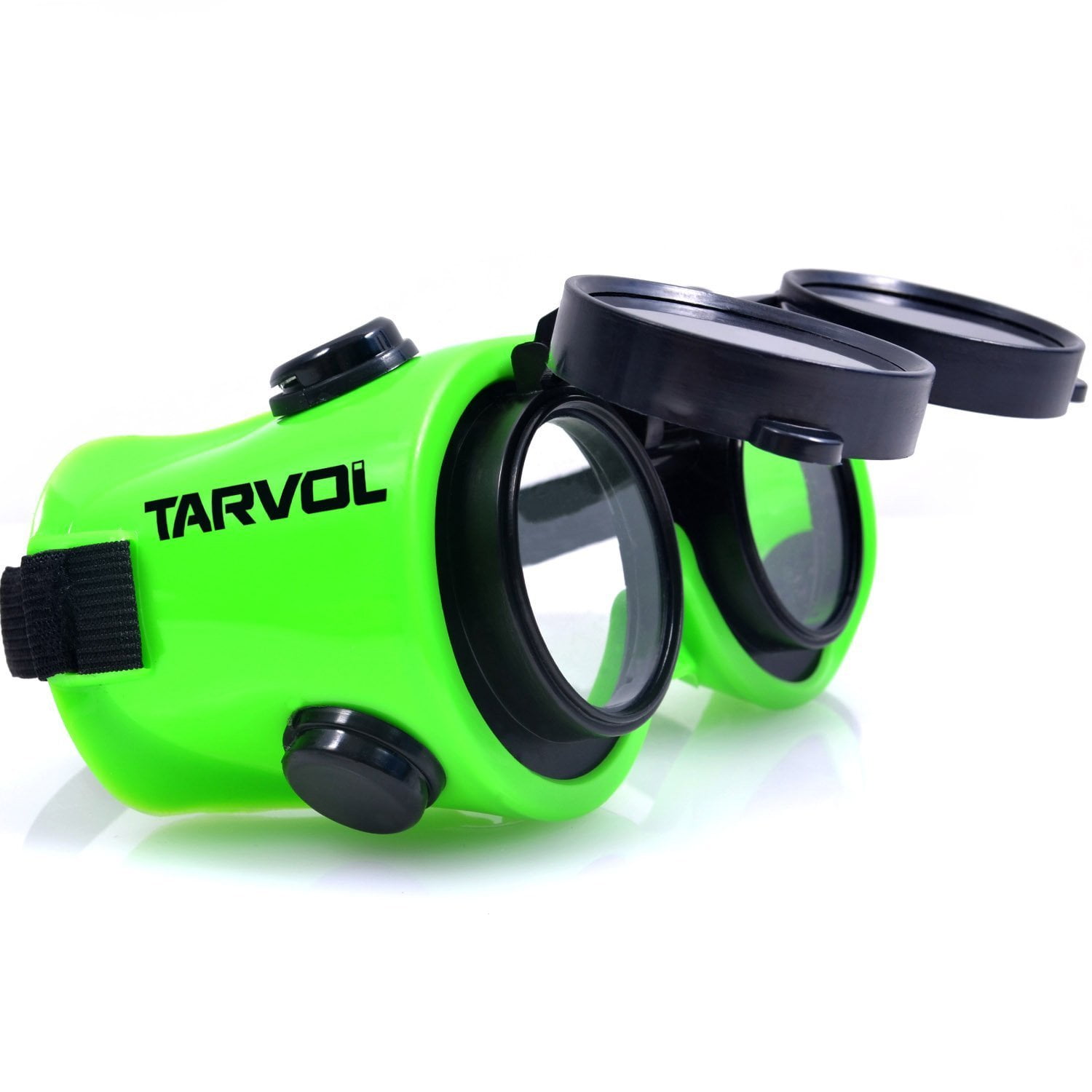 Welding Goggles (CONVENIENT FLIPUP STYLE) Industrial Grade Brazing Glasses Dark & Clear