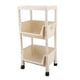 thumbnail image 5 of Shelves Organizer Multifunctional Space Saving Plastic Odorless Storage Shelf for Kitchen Living Room Bathroom Laundry Room 3 Layers With Wheels 72cm, 5 of 5