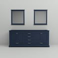 thumbnail image 5 of Lexora Home Dukes 80" Double Vanity with Mirrors in Navy Blue, 5 of 7