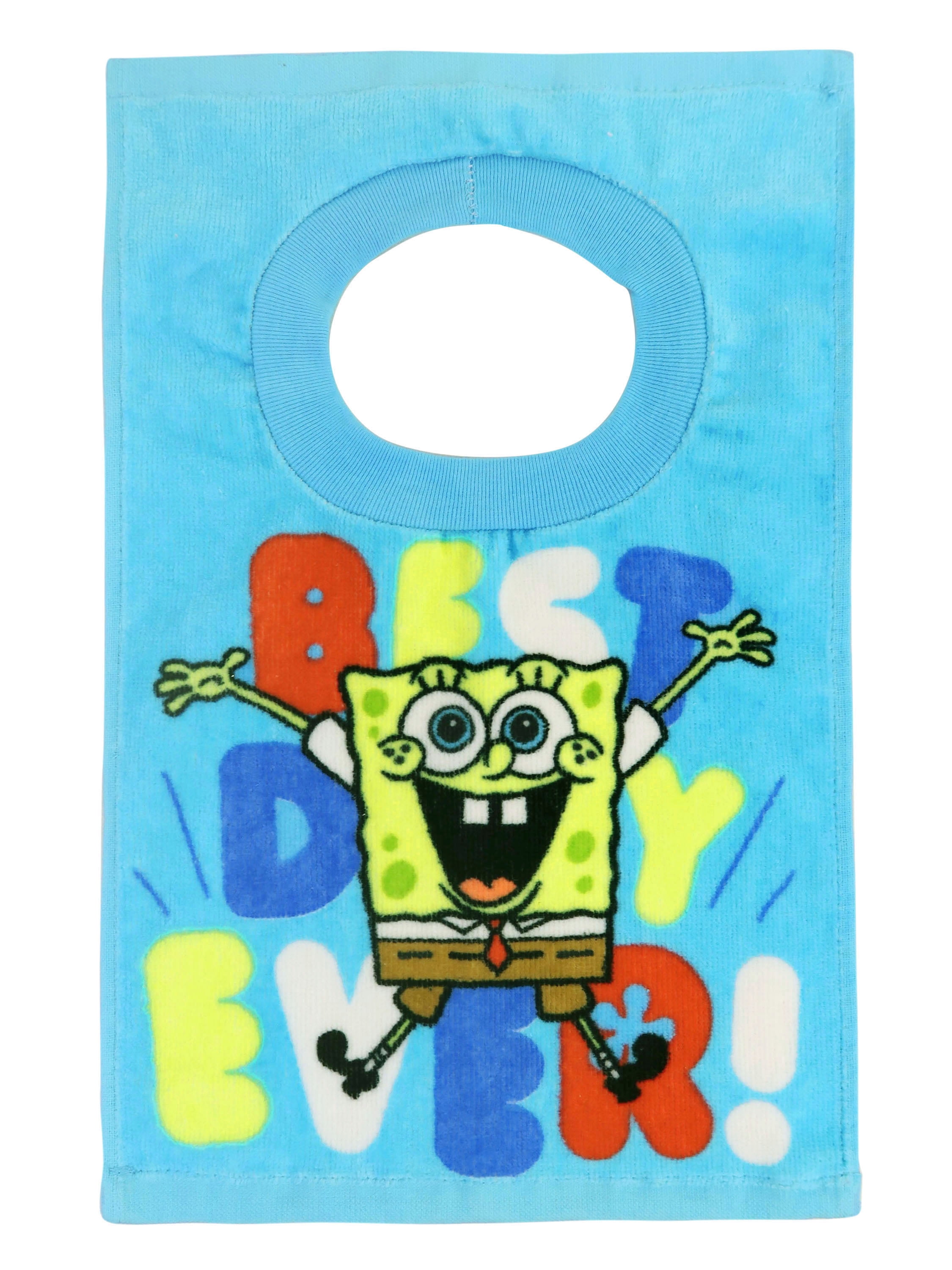 Nickelodeon Sponge Bob Square Pants 2 Pack Infant Pullover Towel Bibs