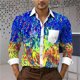 thumbnail image 1 of Camisa con estampado 3D para hombre, nueva línea 2024, primavera/verano, cuello vuelto, informal, de negocios, de manga larga, tallas S a 6XL, tela cómoda, 1 of 6