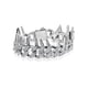 thumbnail image 1 of JeenMata Pulsera de eslabones cubanos con púas de plata para hombre - Joyería elegante y atrevida, 1 of 6